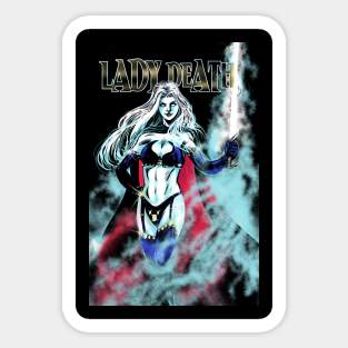 Lady Death Sticker